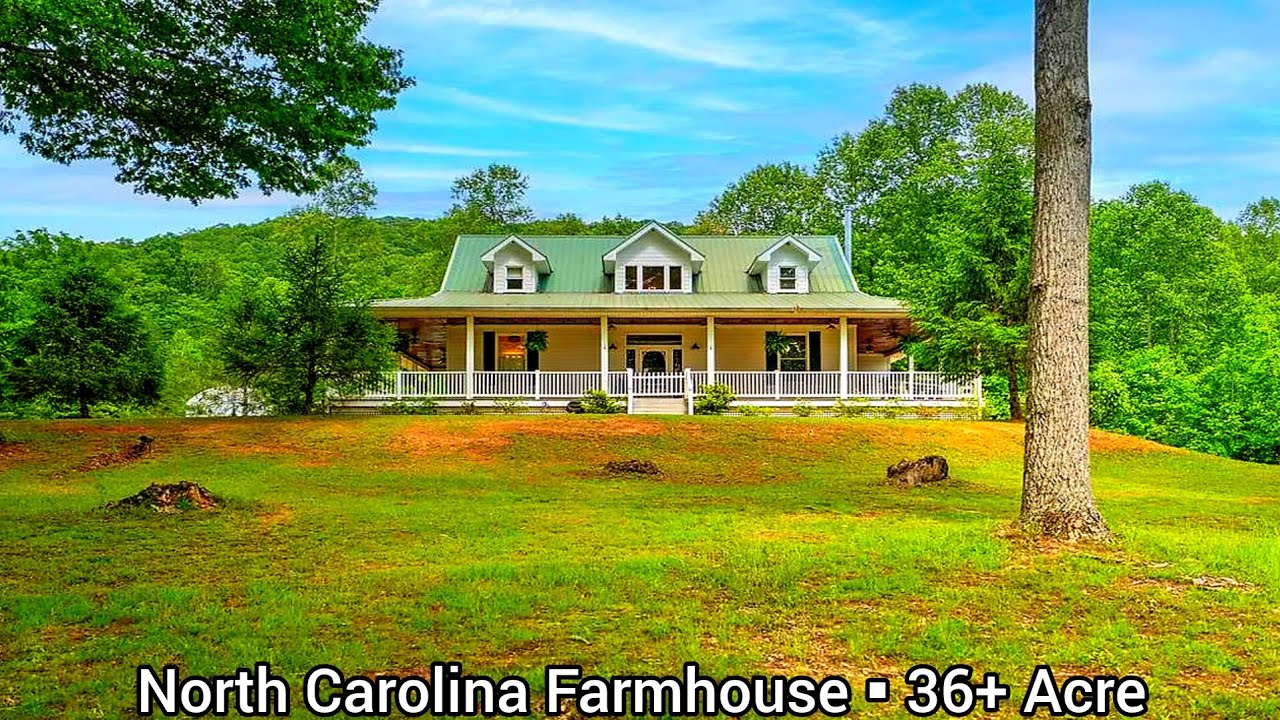 North Carolina Farmhouse For Sale | 36+ Acres | North Carolina Cabins | Passive Rental Income #91