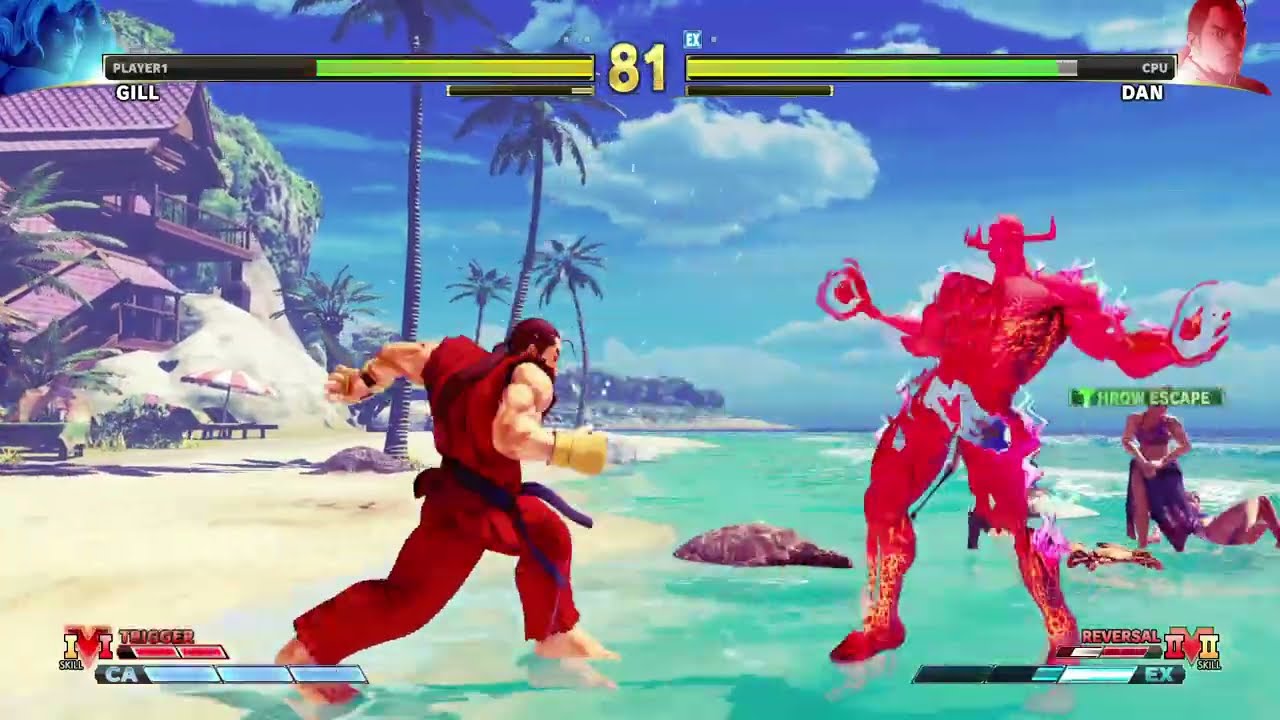 PYRON GILL VS DAN HIBIKI パイロン・ギル対火引弾で戦ってみたStreet Fighter V