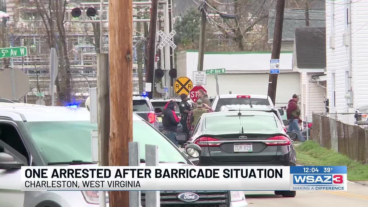 One arrested after barricade situation