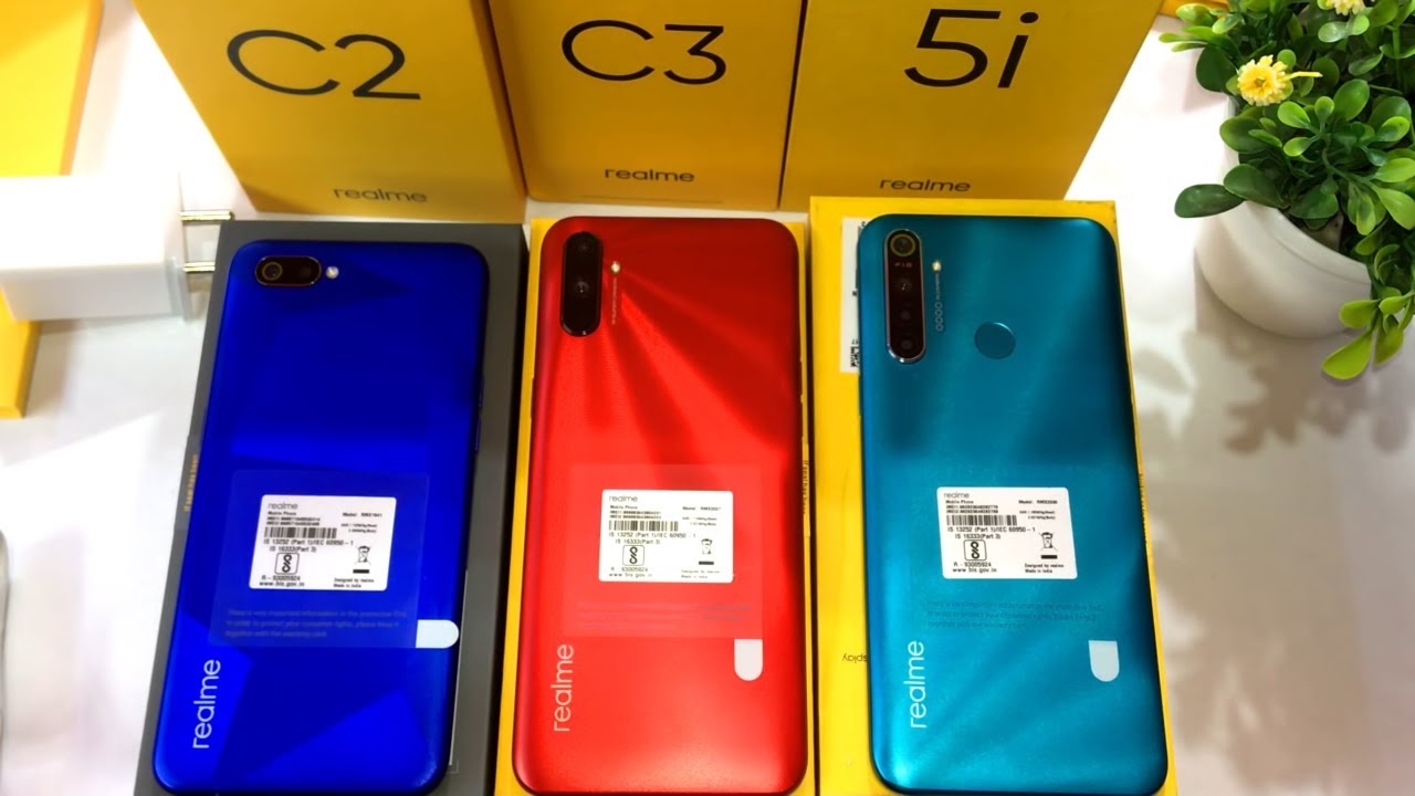 Realme c2 vs Realme C3 vs Realme 5i unboxing,Review, Comparison in Hindi
