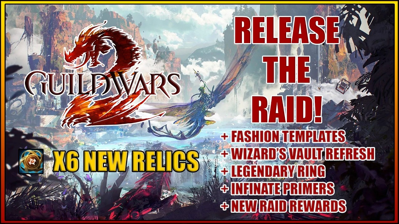 Major GW2 Release Tomorrow! | Twitch Drops Start | Infinite Primers + New Relics HYPE!!!
