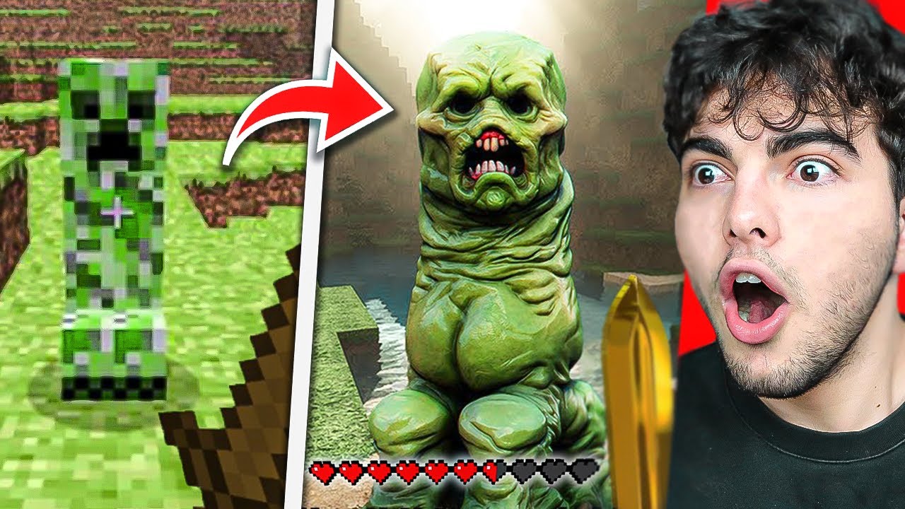 Her Hasar Aldığımda Minecraft Daha Gerçekçi Oluyor !!