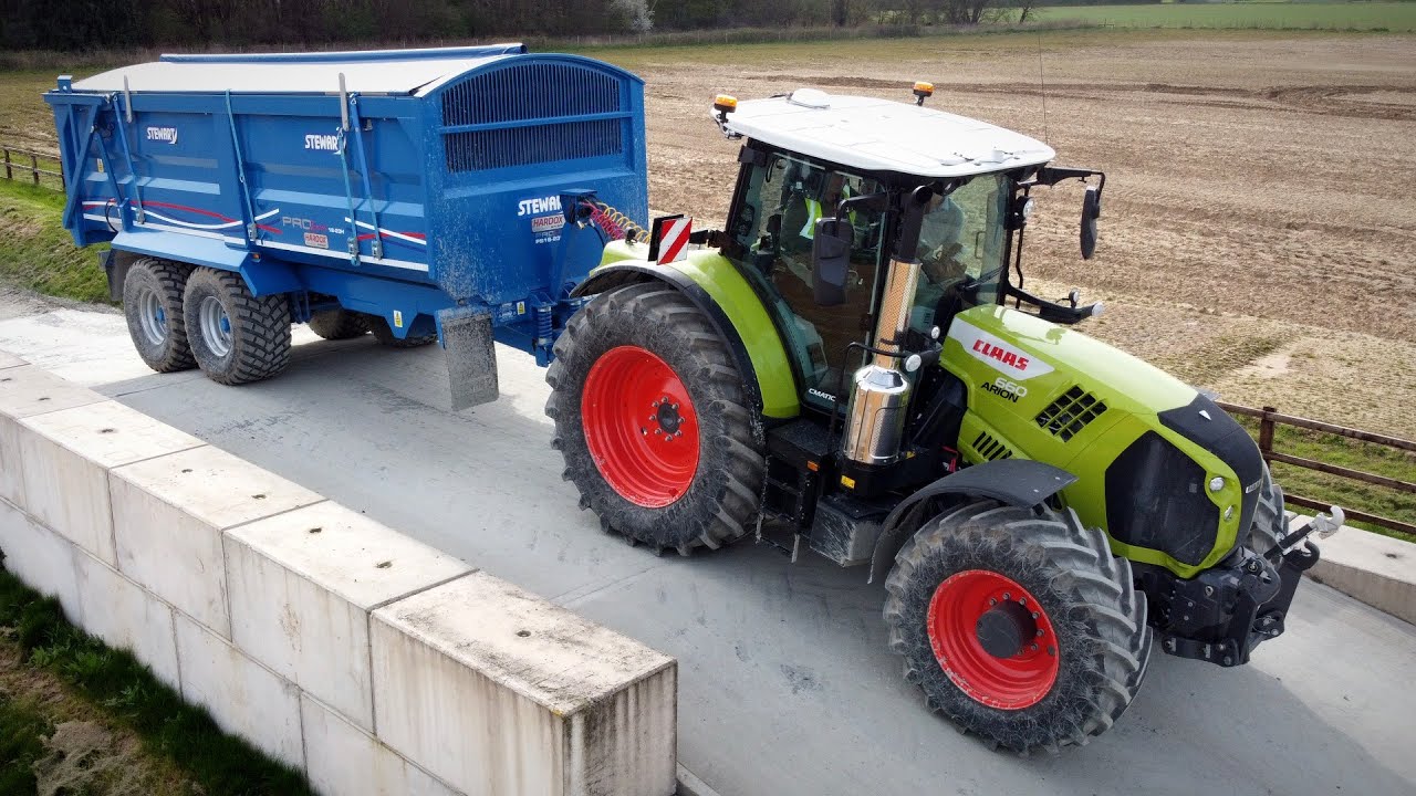 We take a spin around Claas UK's purpose built customer experience tractor test track