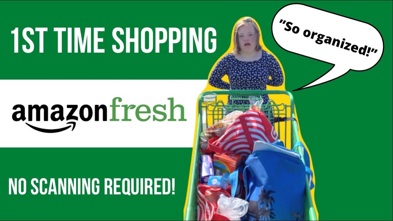 Our First Time Shopping At The Amazon Fresh Store/ THIS IS THE FUTURE!