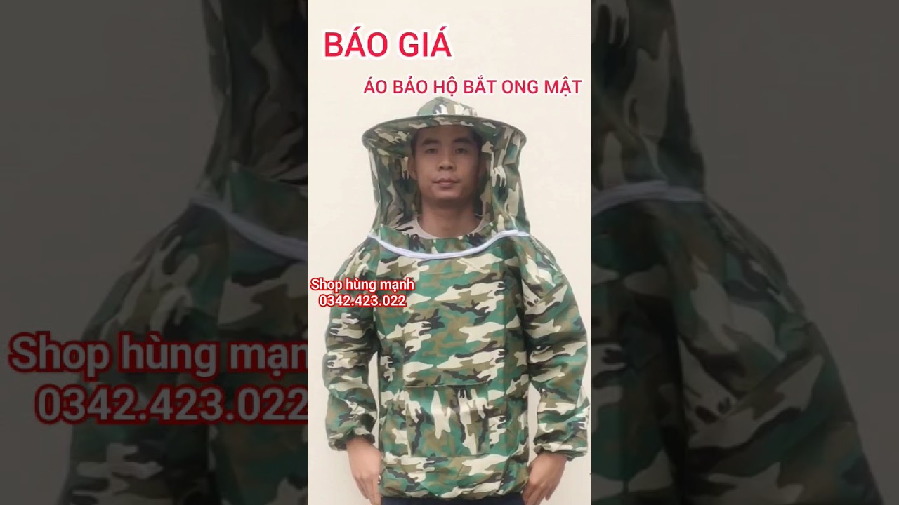 B&aacute;o Gi&aacute; &Aacute;o Bảo Hộ Bắt Ong Mật || Quần &Aacute;o Quay Mật Ong Gi&aacute; Rẻ #ong #shophungmanh #th&ugrave;ng #s&aacute;p #ch&acirc;n
