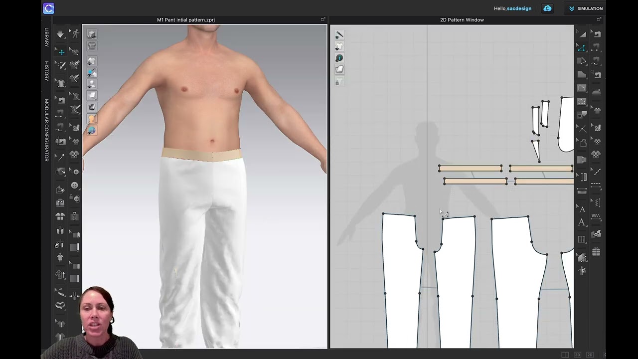 Denim Fit Demonstration in CLO 3D Virtual Software