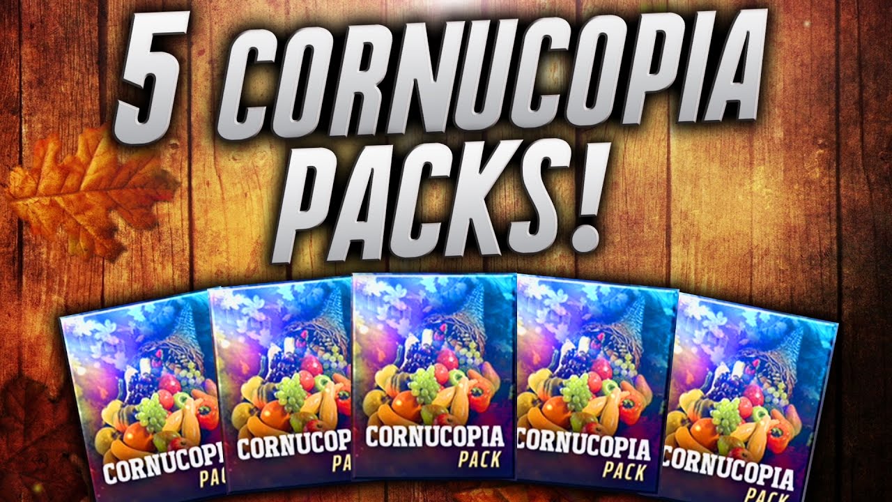 5 CORNUCOPIA PACKS! CRAZY ULTIMATE FEAST PACKS!! Madden Mobile 17