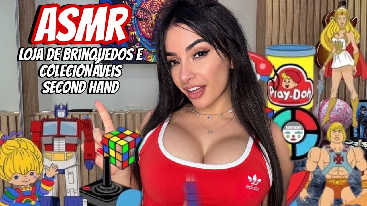 ASMR – Sussurros e Som de Chuva | Tour pela Loja TOKA de Brinquedos Antigos em Curitiba 🧸✨