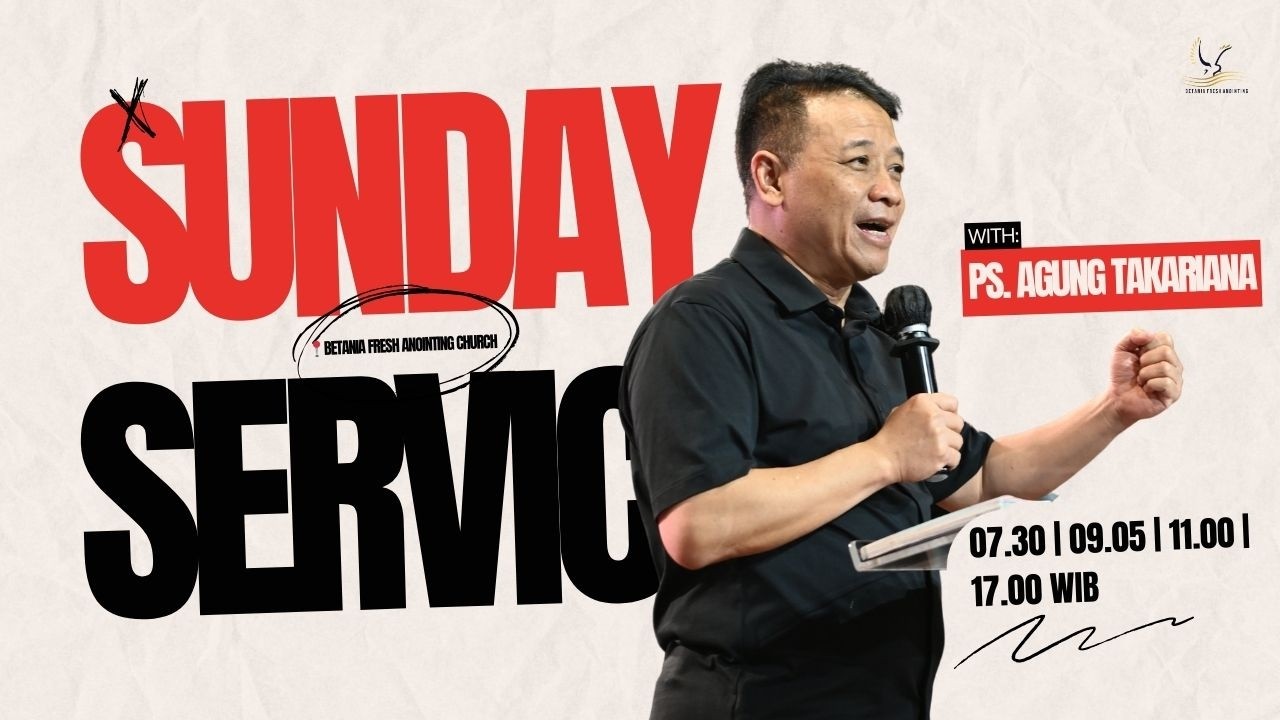Sunday Service 9.05 a.m | March 15, 2026 | Ps. Agung Takariana