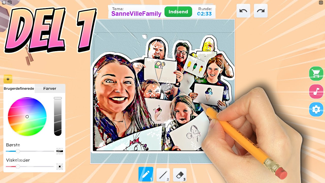 ROBLOX Speed Draw i VIRKELIGHEDEN 2 (Med PRÆMIER)! (Del 1)