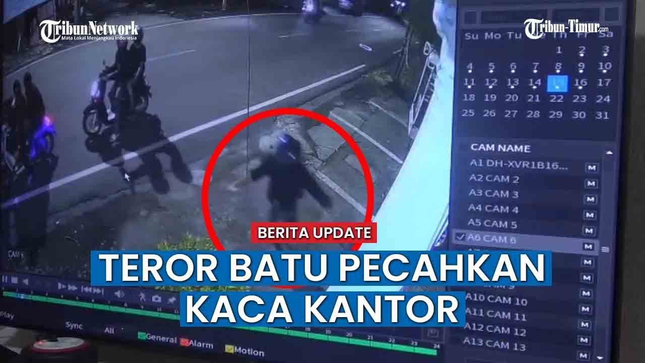 Teror Beruntun di Makassar: Kantor PD Parkir dan Dishub Jadi Sasaran Pelemparan Batu