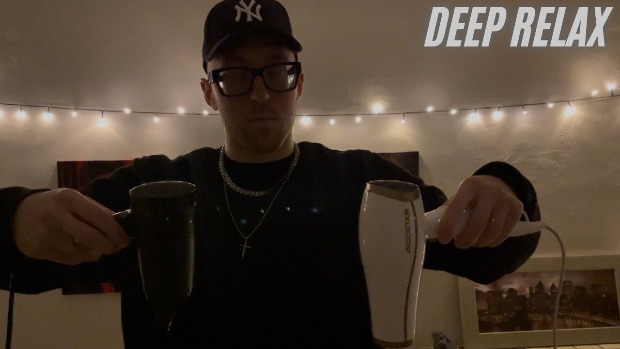 EACH NIGHT of RELAX, DEVELOPS a DEEPER and DEEPER SLEEP -  2 INTENSE HAIR DRYER SOUND (ASMR)