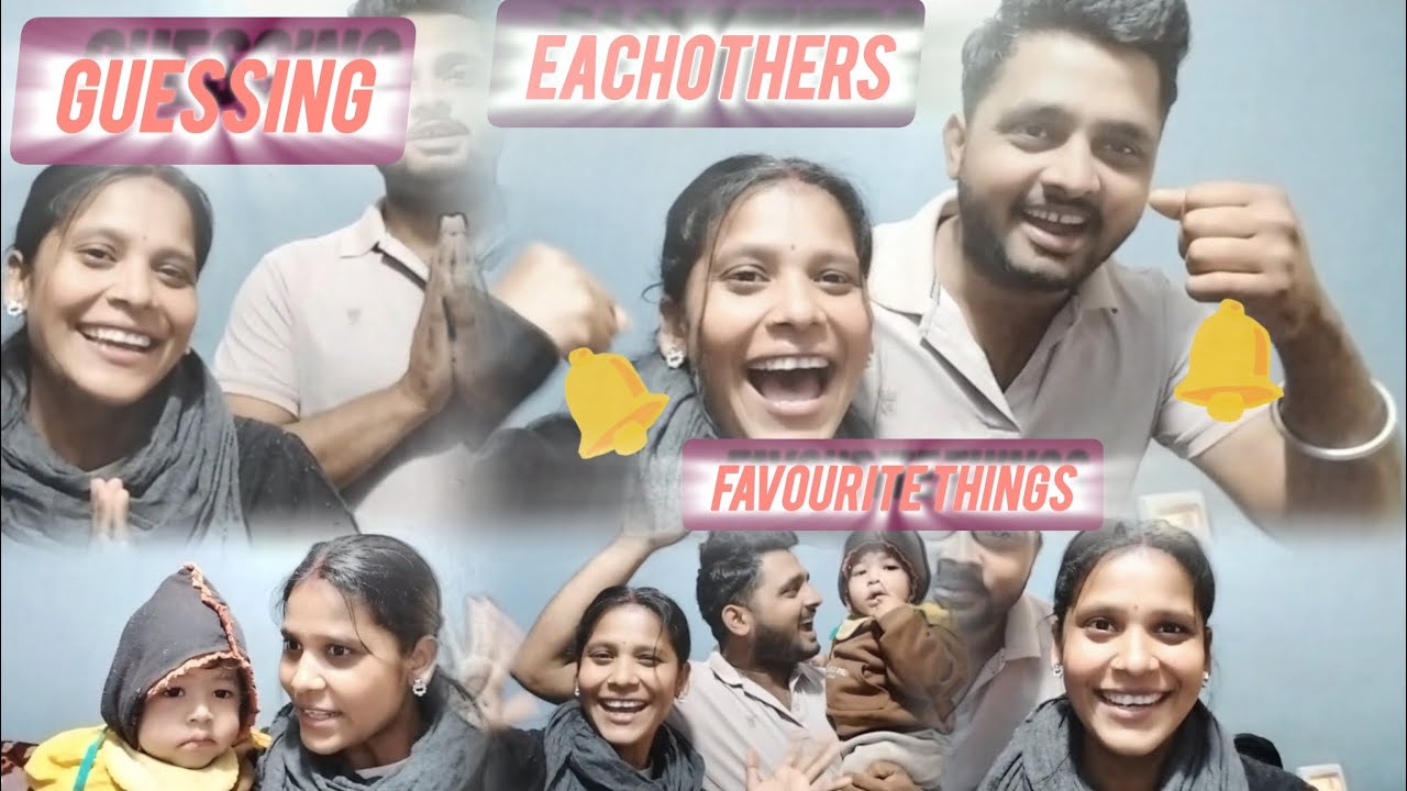 GUESSING EACHOTHER'S FAVOURITE THINGS :)Comment, who guessed more about eachother's correctly ? 
