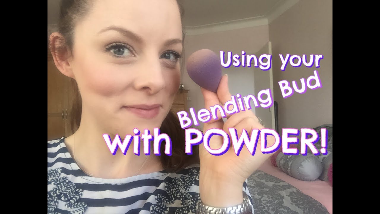 How to use your Blending Buds with POWDER! Makeup sponge tutorial. Younique's Blending Buds