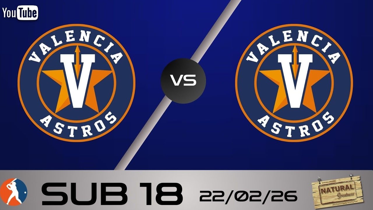 Liga Autonómica Sub18 2025-26 Astros Naranja - Astros Azul (22/02/26)