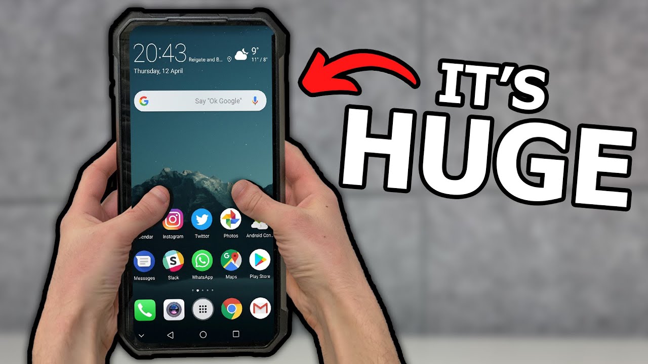 This might be the BIGGEST phone I've ever seen... 😲