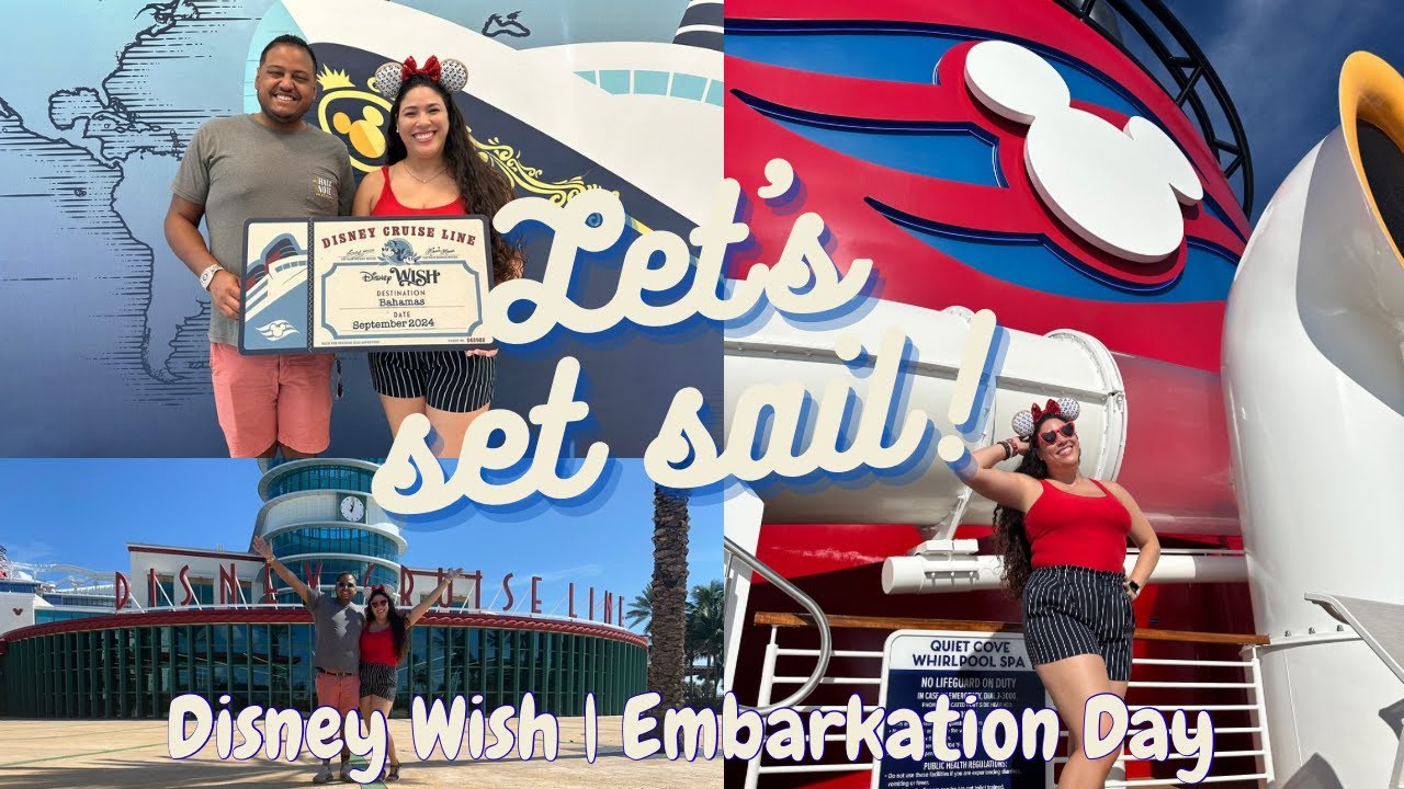 Our very first DISNEY CRUISE! | Day 1 on the Disney Wish - Halloween on the High Seas