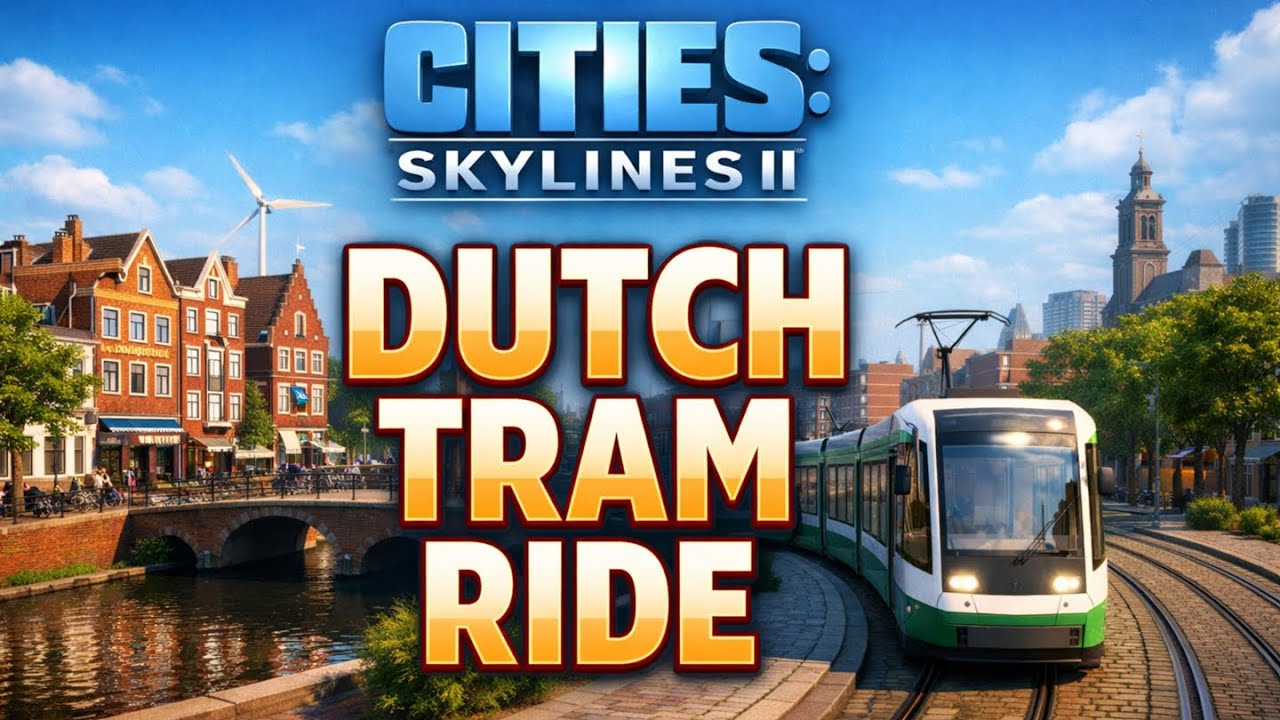 Cities: Skylines II | Why Dutch Cities Feel So Good (Tram Ride)