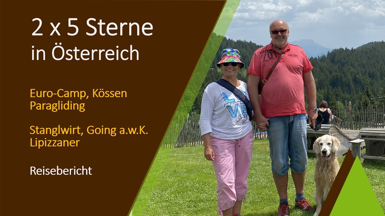 Euro-Camp und Paragliding in Kössen |  Stanglwirt und Lipizzaner in Going am wilden Kaiser