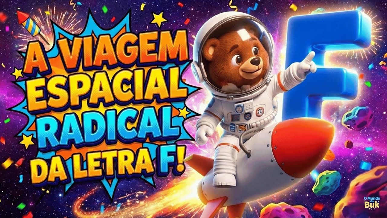 Vamos decolar em uma nova aventura com a Letra F? 🚀✨