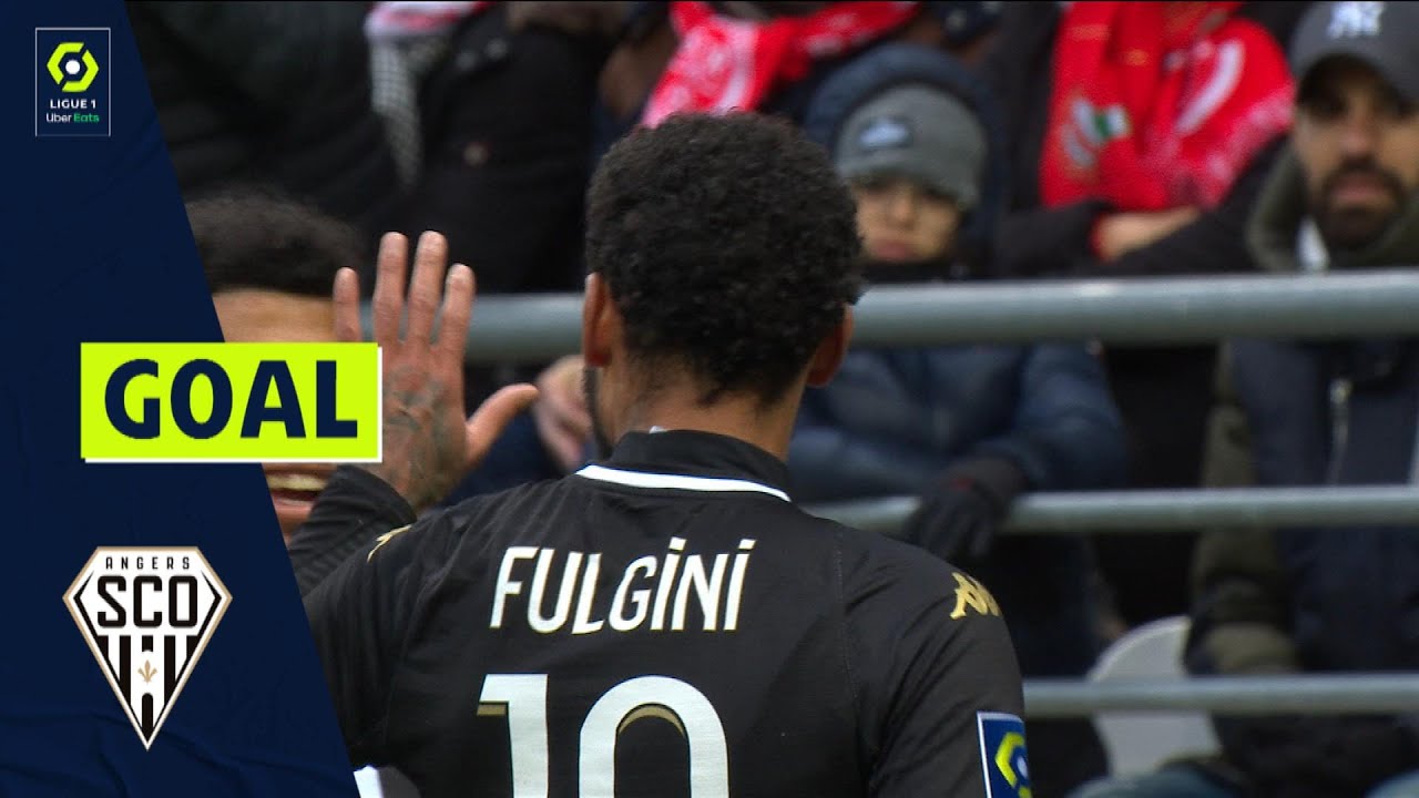 Goal Angelo FULGINI (76' - SCO) STADE DE REIMS - ANGERS SCO (1-2) 21/22