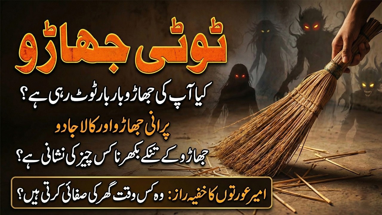 Kya Apki Jharu Bar Bar Toot Rahi Hai? | Ye Nishaniyan Zarur Dekhen | Broken Broom Hiddens Signs