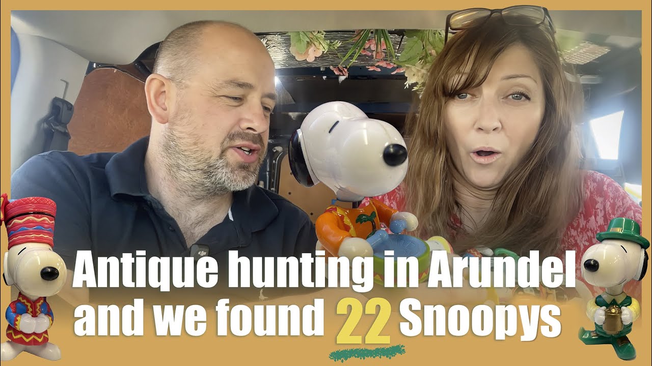 Antique hunting in Arundel and we found 22 Snoopys
