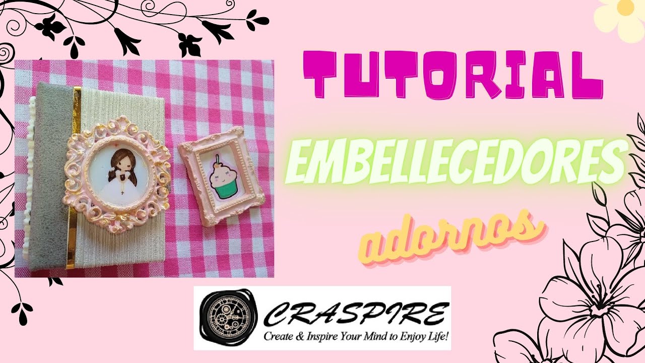 Cómo hacer EMBELLECEDORES PARA SCRAPBOOK . Moldes de CRASPIRE