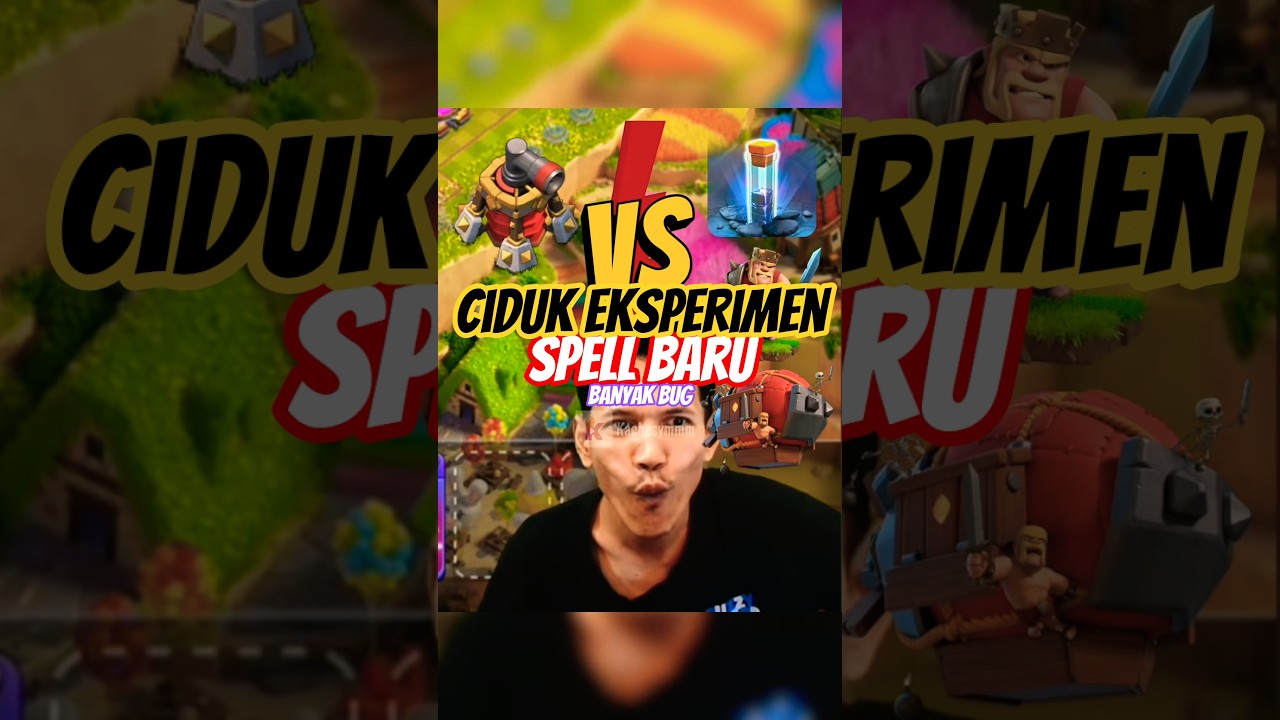 Ciduk Experiments with New Spell (Spell totem) @cidukbeban #cidukwarrior #clashofclans