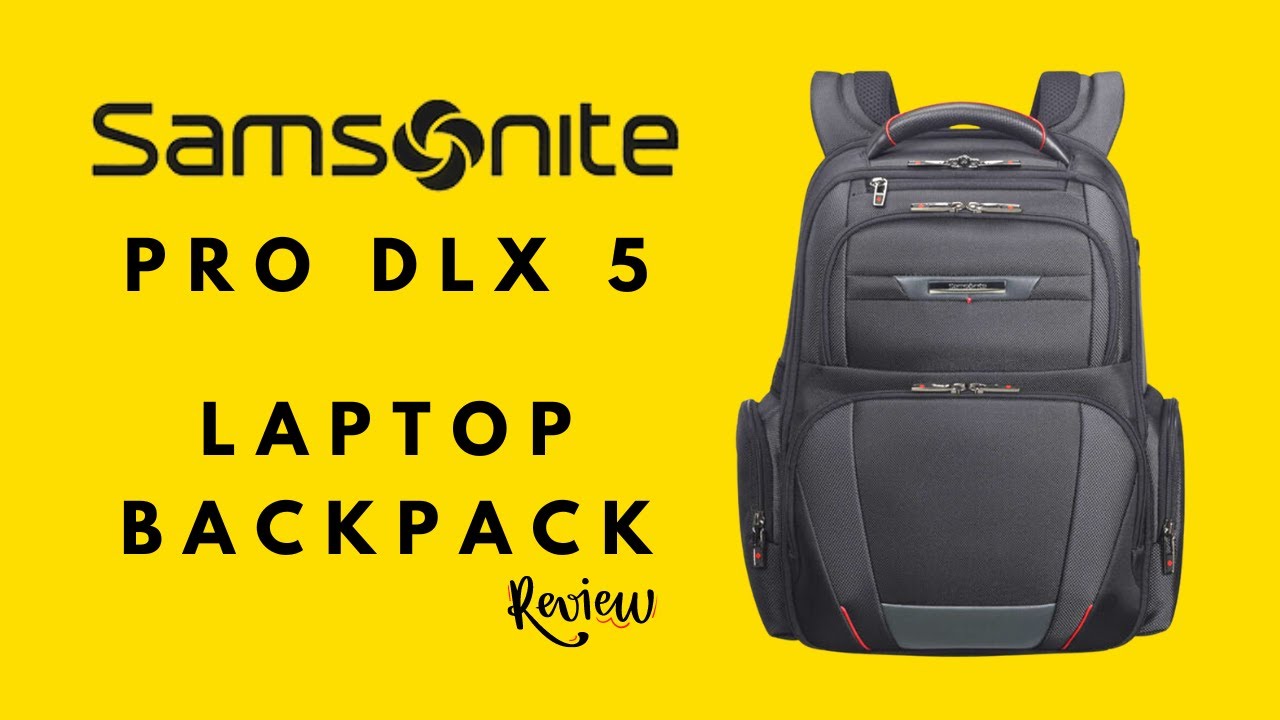 Samsonite Pro DLX 5 Backpack I Samsonite Pro DLX 5 Review I Best Laptop Backpack 2025 I