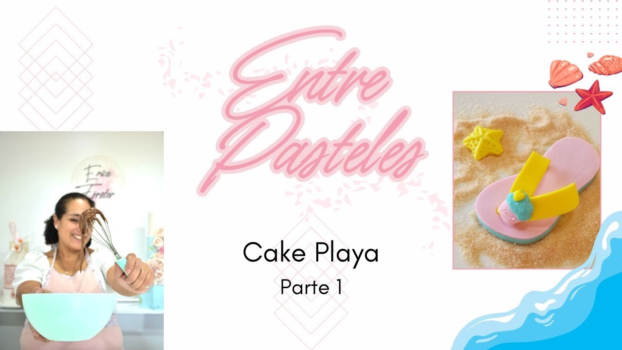 Cake Playa (topper y arena)