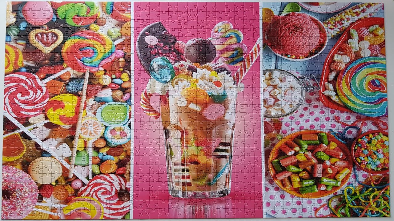 Trefl 1000 Świat Słodkości Puzzle Timelapse