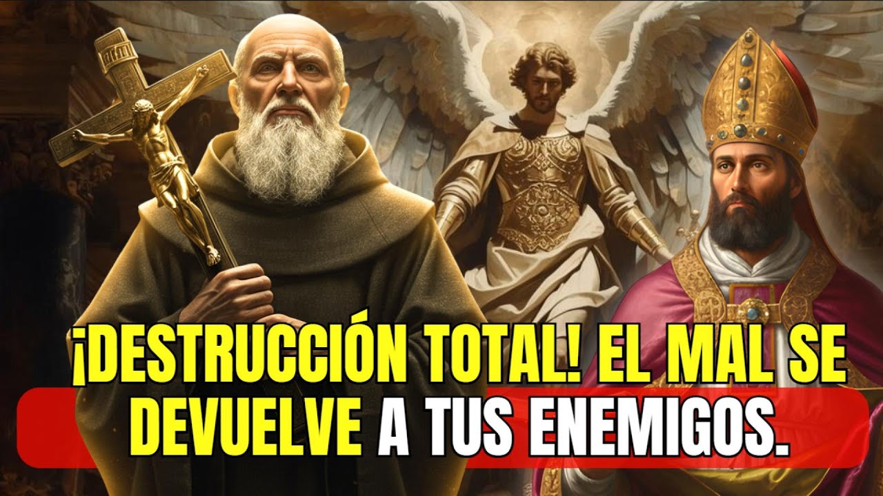🙏 Oraciones Poderosas a San Benito y a Dios para pedir protección contra fuerzas malignas