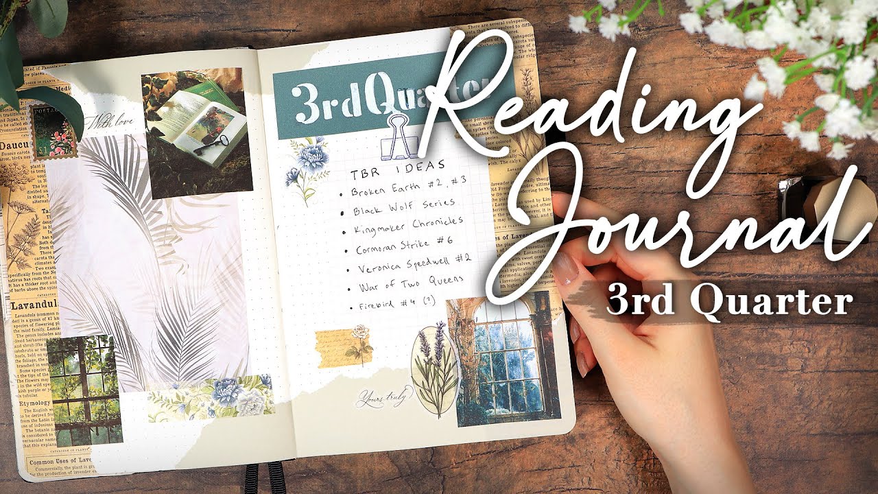 📚 Reading Journal Setup for Summer // 3rd Quarter Layout & Books