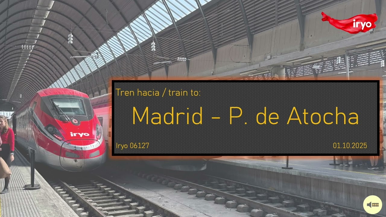 Anuncios / Announcements: iryo 06127 Sevilla Santa Justa - Córdoba Central