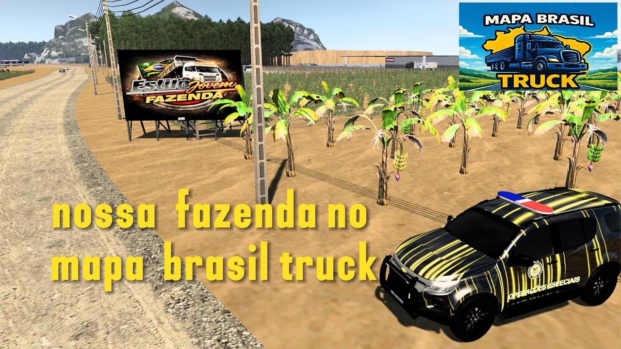 nossa fazenda no mapa brasil truck#venha conferir