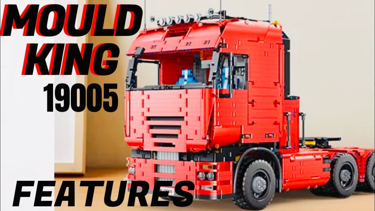 Its features include: Mould King 19005 tractir truck #legotechnic #mouldking