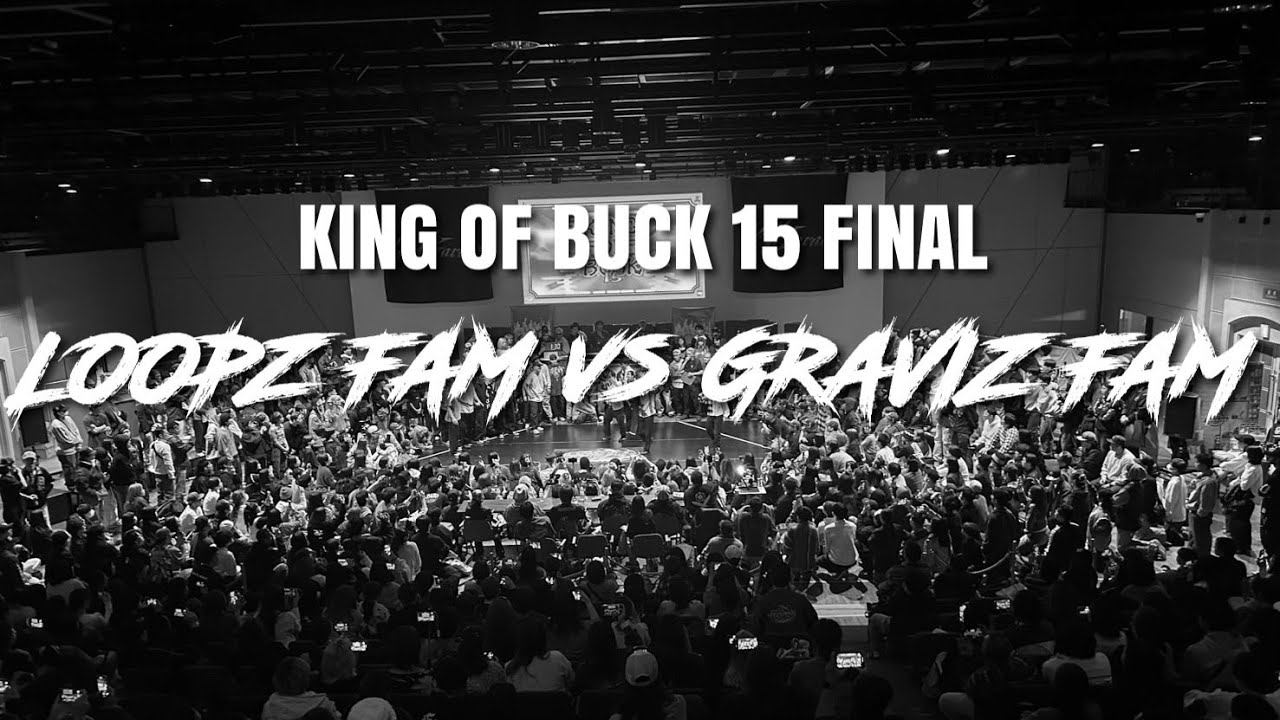 Loopz Fam vs Graviz Fam | KING OF BUCK 15 FINAL | CREW TOP 4