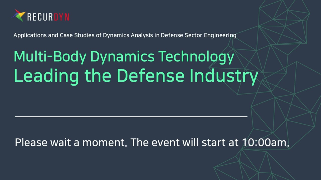 [Webinar] Multi-Body Dynamics Technology Leading the Defense Industry