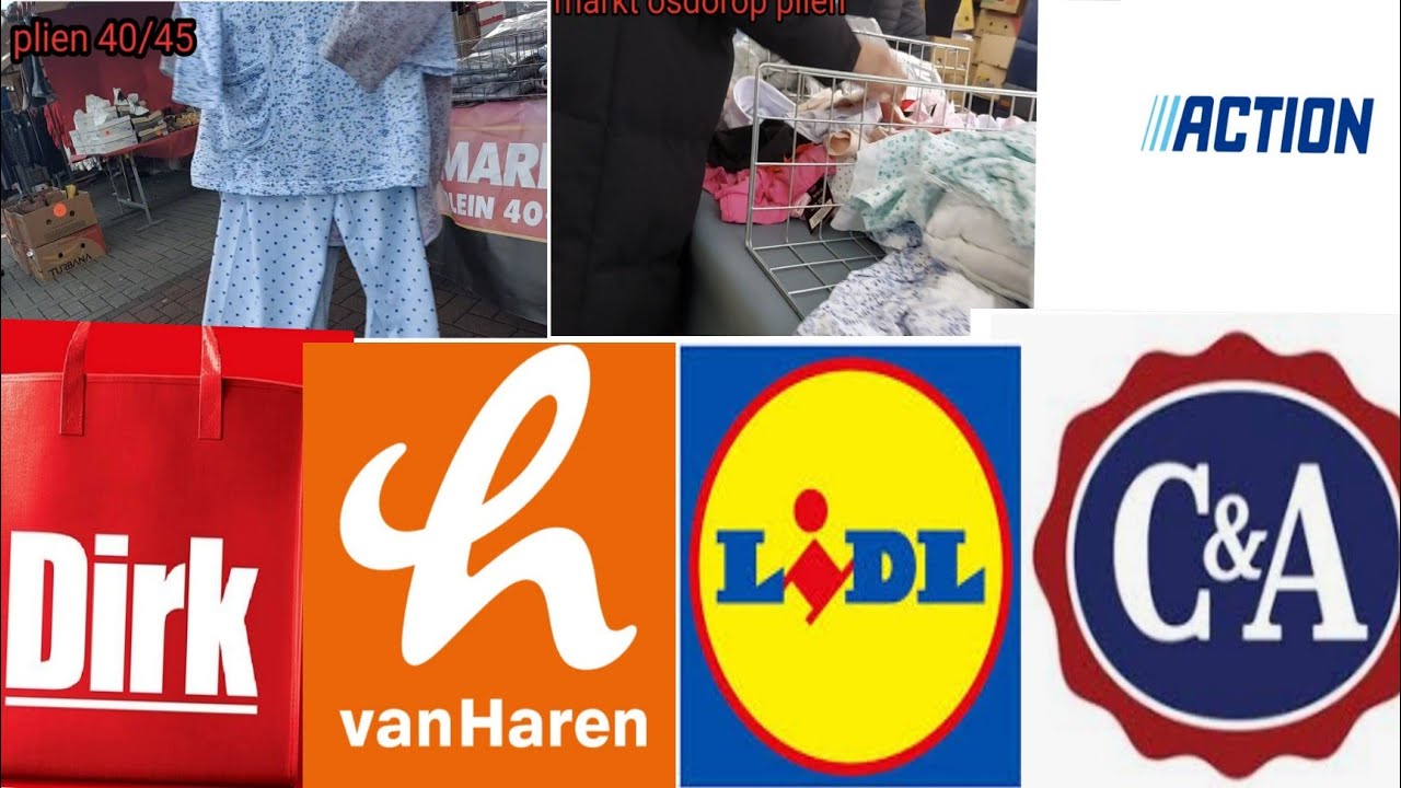 markt osdorop plien and plien 40/45 amsterdam// c&a/lidl/action/vanharen/dirk/