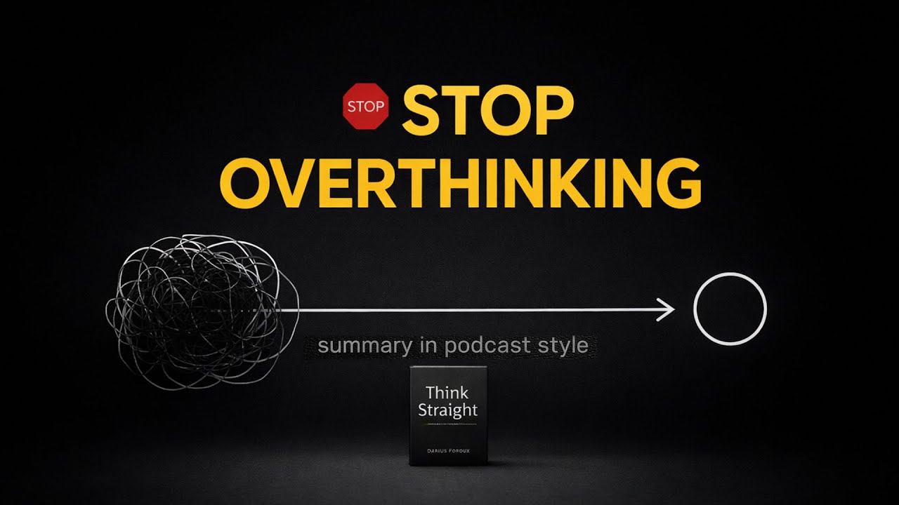 You’re Overthinking Your Life — Here’s How to Stop  | Think Straight: Summary