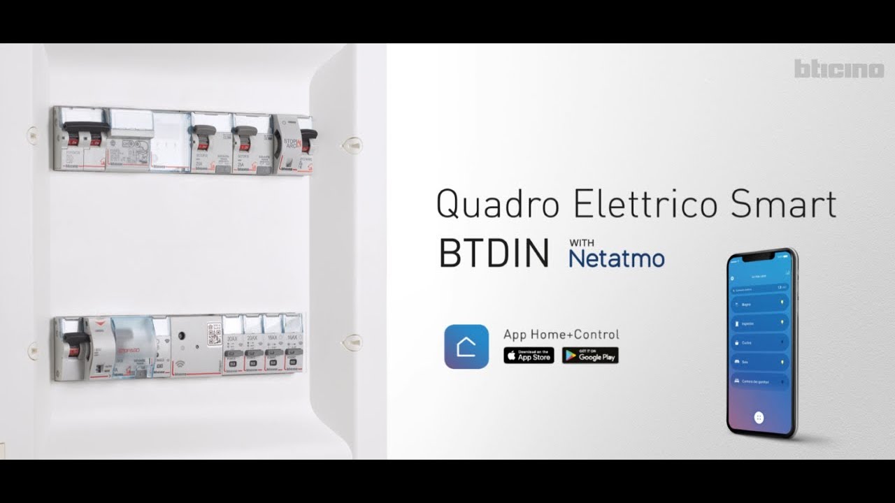 BTicino BTDIN with Netatmo : Quadro Elettrico Smart
