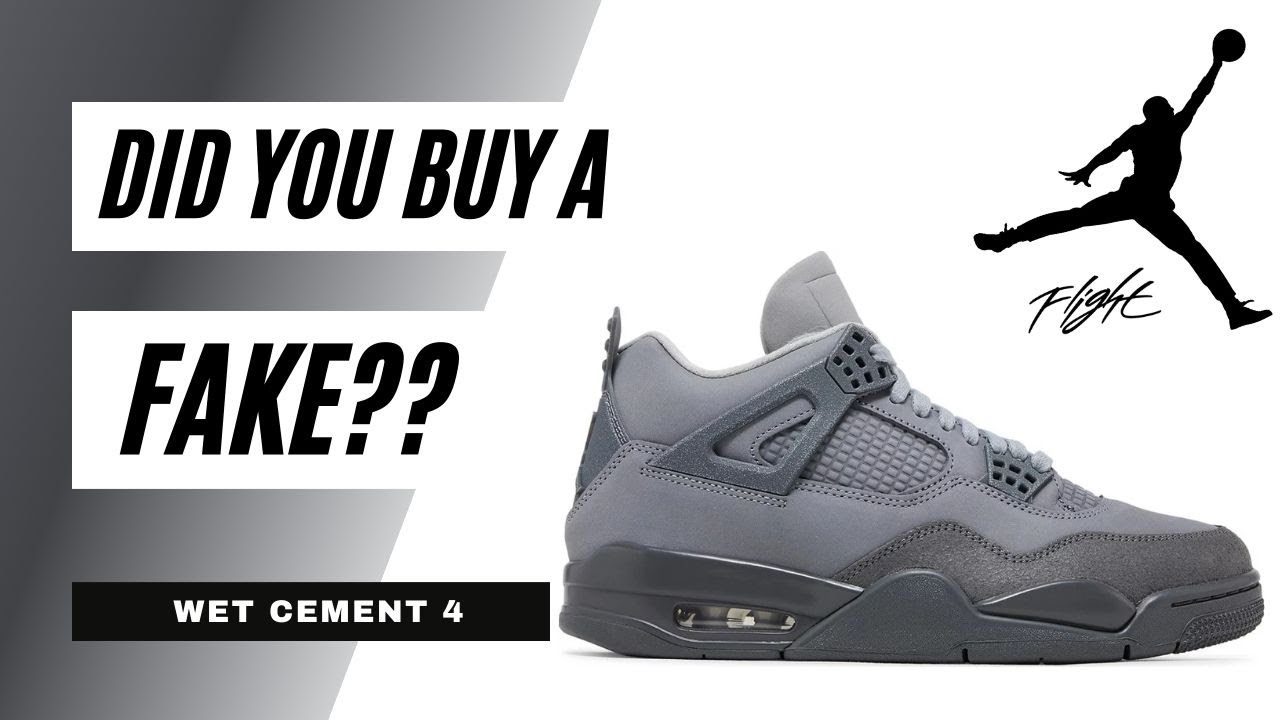 Avoid Fake Air Jordan 4: Wet Cement Legit Check Guide 🚫👟