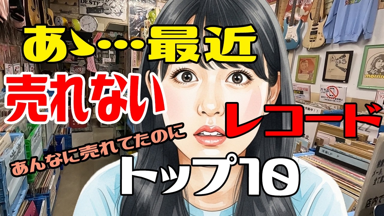 「あんなに売れてたのに！？」なレコードたち。トップ１０！！