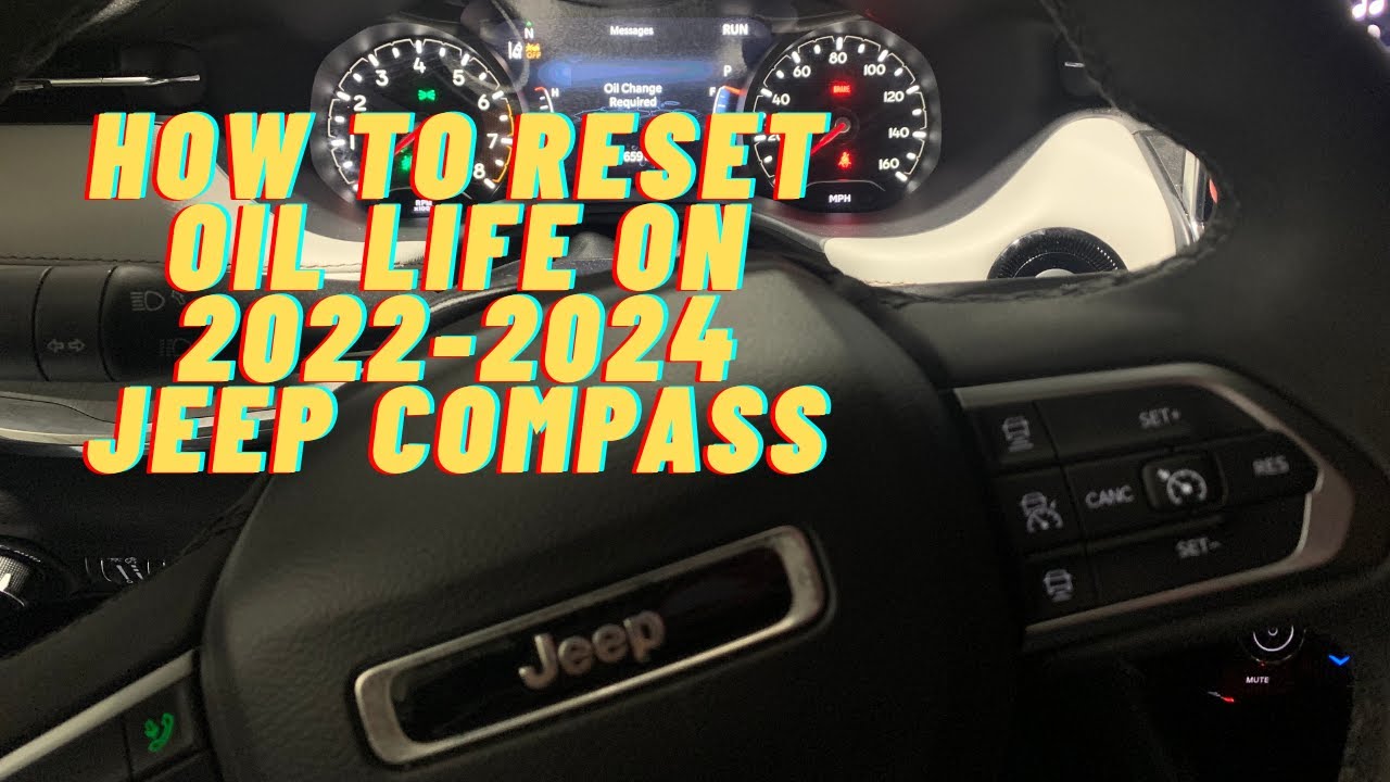 🔧 How to Reset Oil Life on 2024 Jeep Compass | Quick Maintenance Reminder Reset