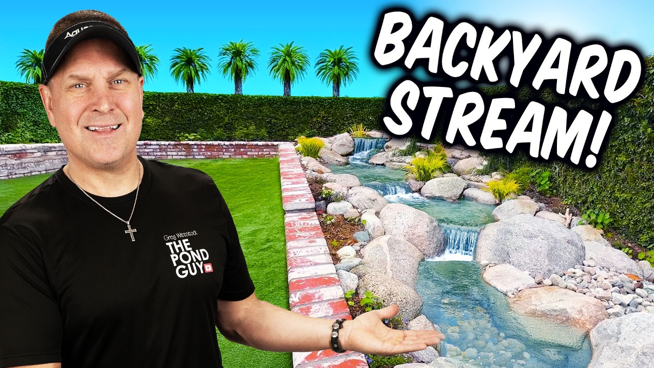 $16,000 17ft Backyard Stream. California