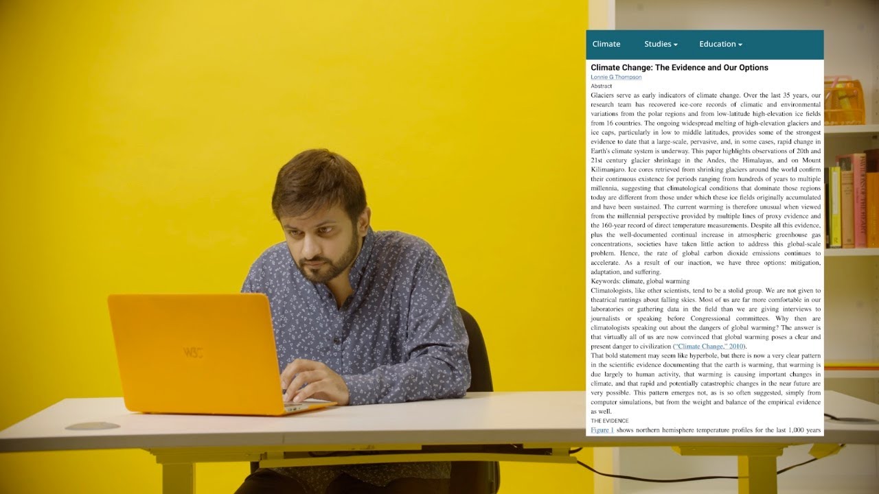 Dhruv, older adult student who is deaf