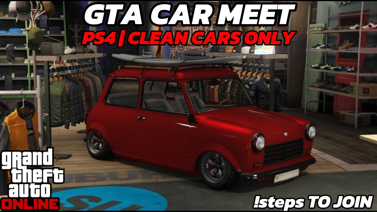 GTA 5 ONLINE CLEAN CAR MEET | PS4/PS5 (OLD GEN)