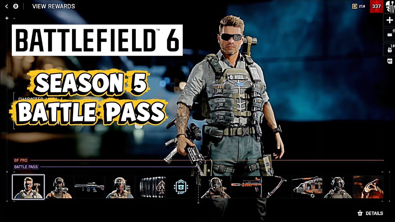 Battlefield 6 Season 5 Full Battle Pass Showcase | BF6 & Redsec Season 5 Battle Pass 