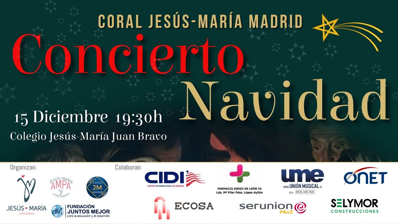 Concierto de Navidad Coral Jesús María-Madrid 2022